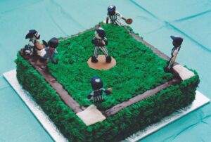 baseball cake