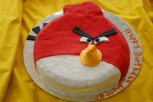 angry birds cake
