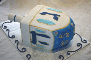 dreidel cake