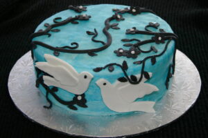 love birds cake