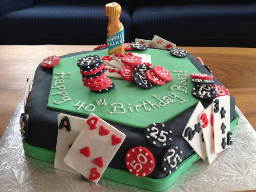 poker cake