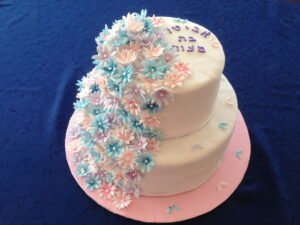 spring flowers cake
