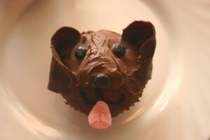 dog cupcake