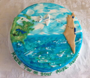 Israel Aliya Cake