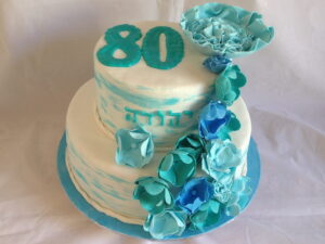 floral birhday cake Jerusalem