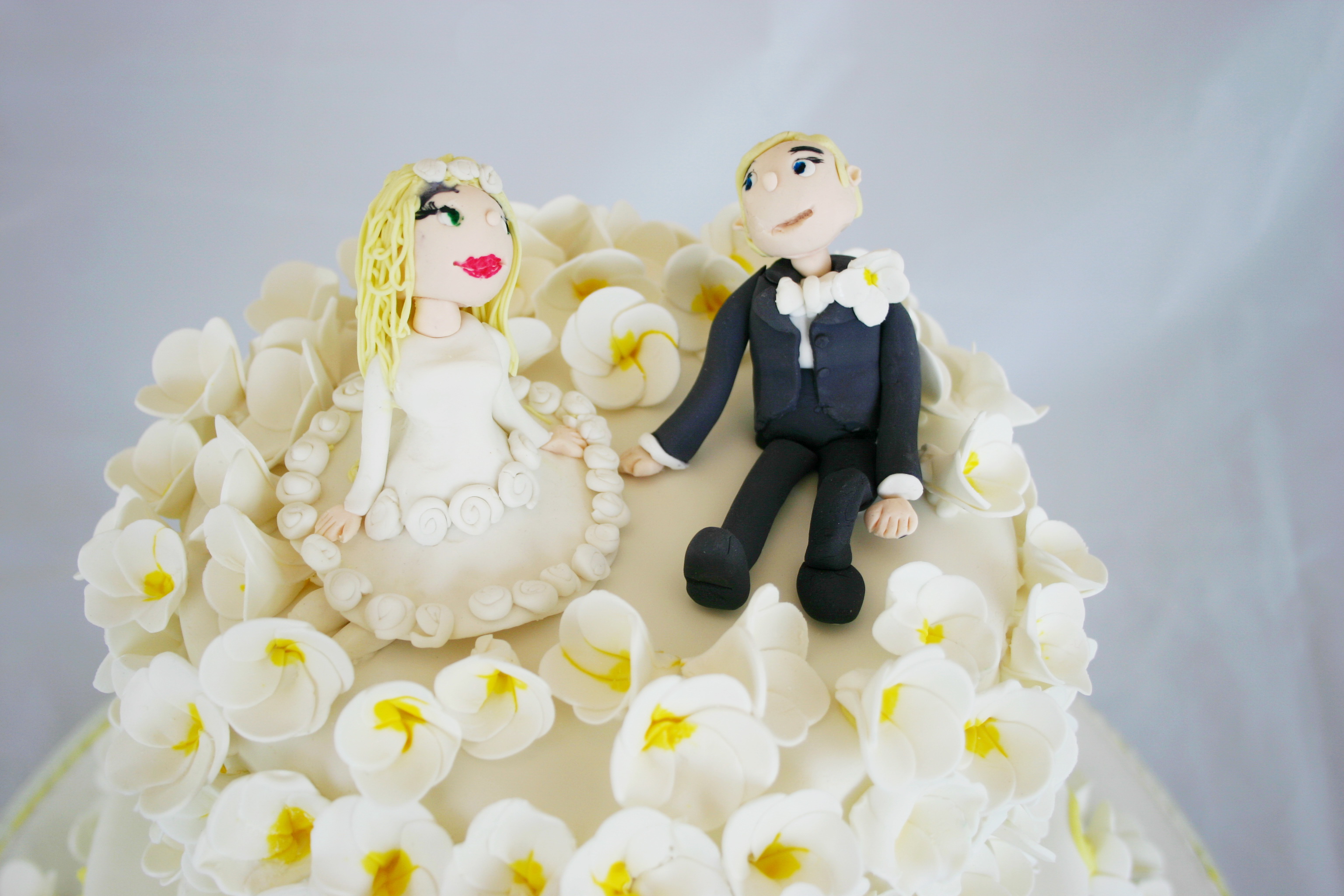 wedding couple cake