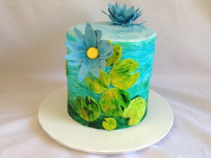 Monet Water lily cake Jerusalem