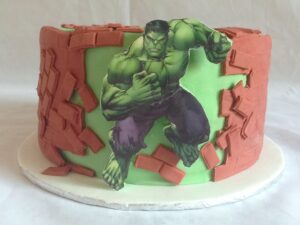 Incredible Hulk cake Jerusalem