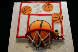 basketball net cake