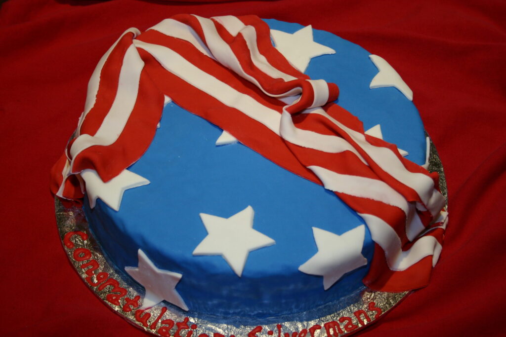 American Flag cake