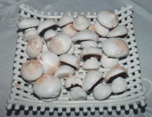 mushroom meringues