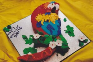 parrot cake