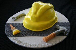 hard hat cake