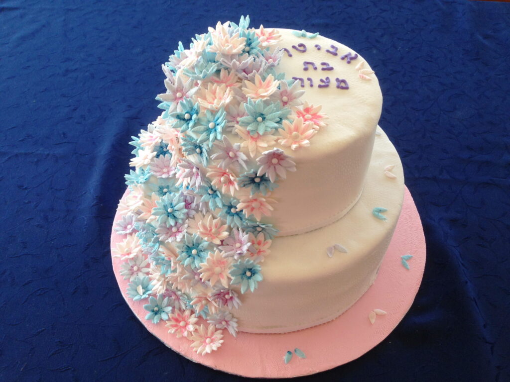 spring flowers cake