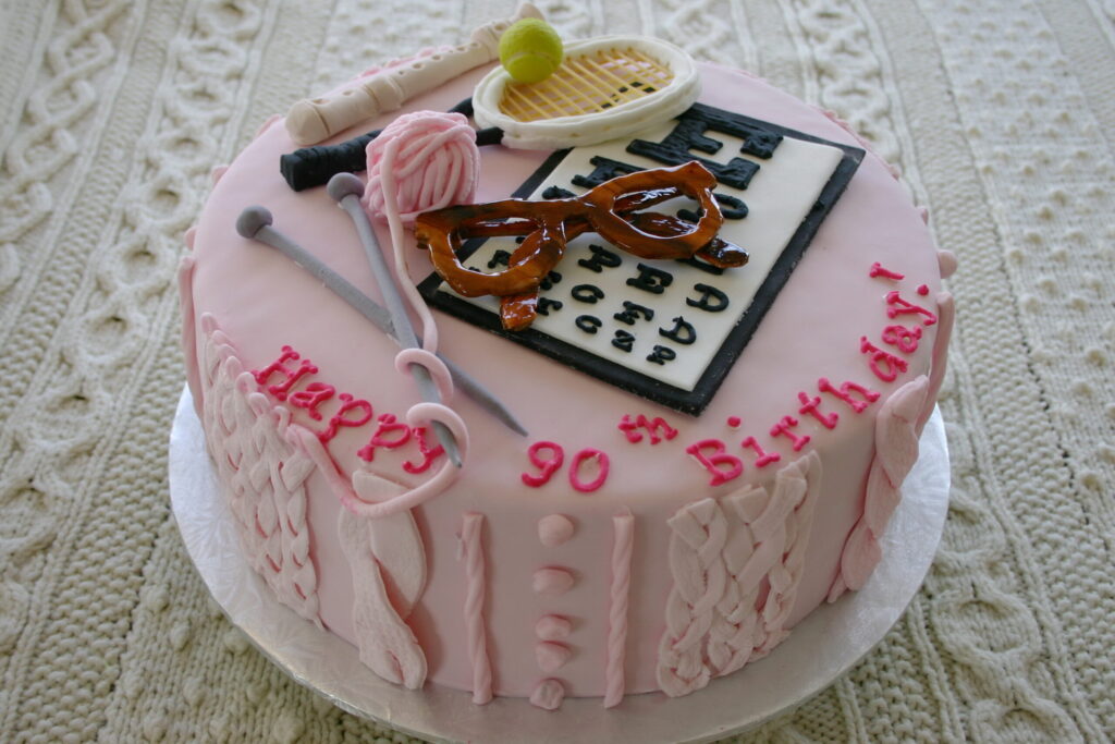 knitting cake