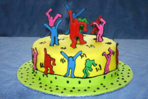 Keith Haring cake Jerusalem