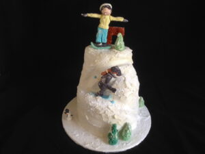 skiing and snowboarding cake Jerusalem